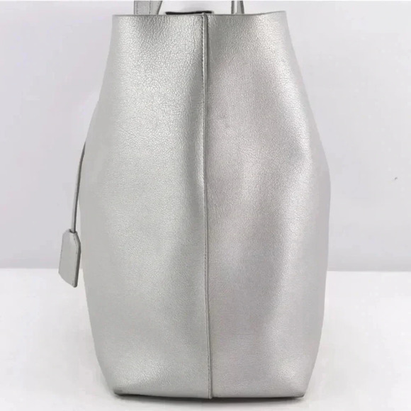 Yves Saint Laurent Silver Tote Bag - Picture 3 of 15